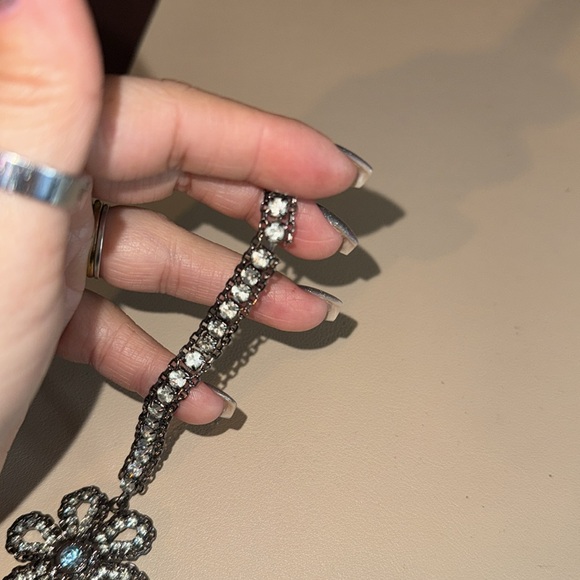 Vintage coach floral statement necklace - Picture 4 of 5